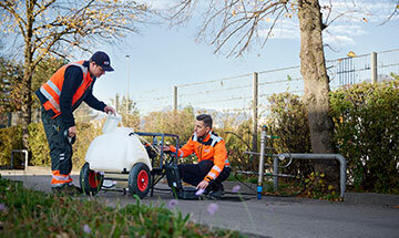 Dichtheitsprüfung an Wasserleitungen