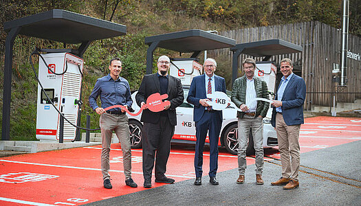 Neuer E-Ladepark an der Raststation Europabrücke