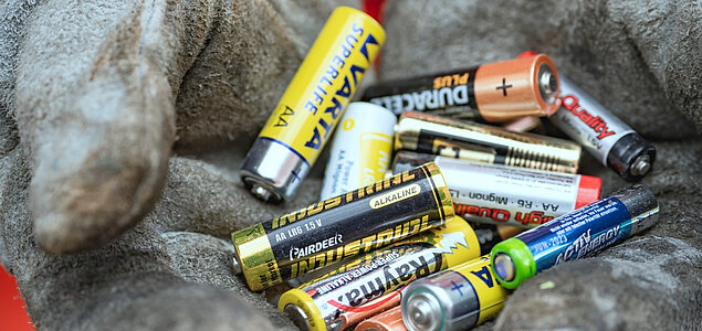 Batterien richtig entsorgen