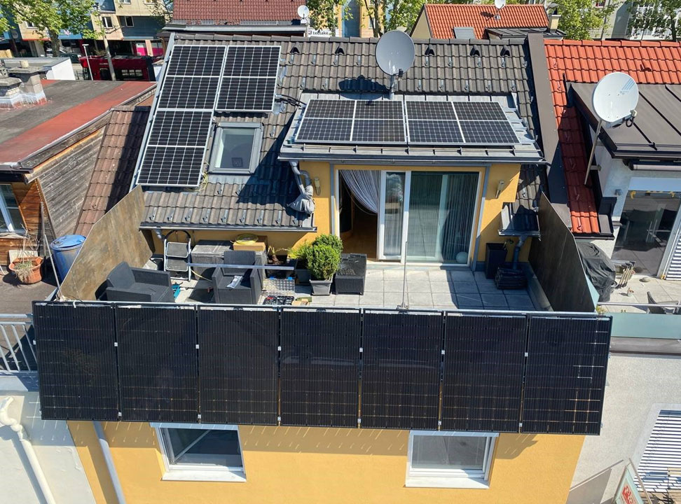 Photovoltaikanlage in Innsbruck.