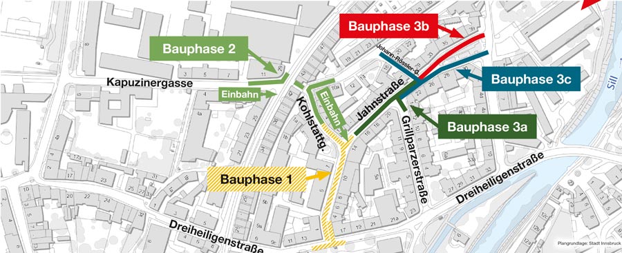 Baustellenplan Jahnstraße